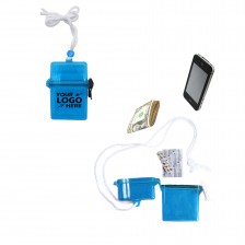 Waterproof Plastic Box with Neck Lanyard